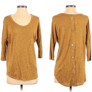 Misia 3/4 sleeve Back Button Down | SIZE S